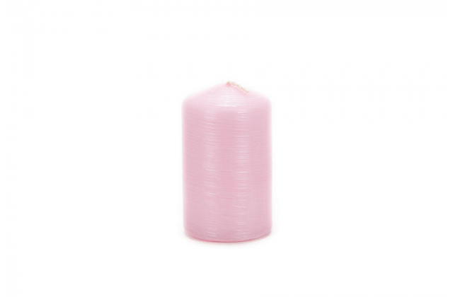 Sviečka valec 60/100 DRAPANA - ružová