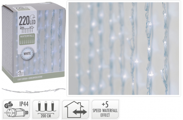 253867 SB Vian.svetla 2m 220LED vonk. AX8405300